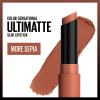Maybelline Color Sensational Ultimatte Matte Lipstick, Non-Drying, Intense Color Pigment, More Taupe, Rose Nude, 1 Count(688 MORE SEPIA)