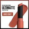 Maybelline Color Sensational Ultimatte Matte Lipstick, Non-Drying, Intense Color Pigment, More Taupe, Rose Nude, 1 Count(788 MORE HONEY)