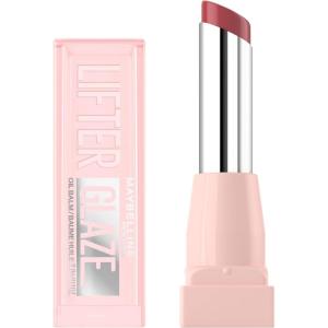 MAYBELLINE Lifter Glaze Oil Balm with Hyaluronic Acid and Hydrating Oil Blend, Lip Balm with 24HRs of Smooth, Moisturizing Shine, Peach Quench (Sheer Peach Nude)(Berry Haze)