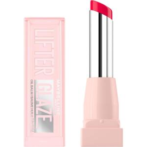 MAYBELLINE Lifter Glaze Oil Balm with Hyaluronic Acid and Hydrating Oil Blend, Lip Balm with 24HRs of Smooth, Moisturizing Shine, Peach Quench (Sheer Peach Nude)(Cherry Swirl)