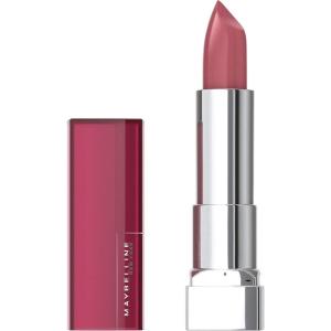 Maybelline Color Sensational Lipstick, Lip Makeup, Cream Finish, Hydrating Lipstick, Crazy for Coffee, Nude Pink ,1 Count(211 ROSEY RISK)