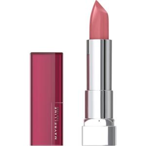 Maybelline Color Sensational Lipstick, Lip Makeup, Cream Finish, Hydrating Lipstick, Crazy for Coffee, Nude Pink ,1 Count(222 FLUSH PUNCH)