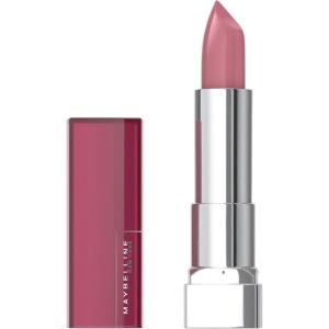 Maybelline Color Sensational Lipstick, Lip Makeup, Cream Finish, Hydrating Lipstick, Crazy for Coffee, Nude Pink ,1 Count(450 ROMANTIC ROSE)