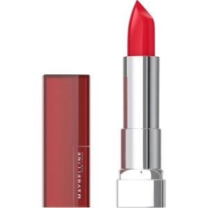 Maybelline Color Sensational Lipstick, Lip Makeup, Cream Finish, Hydrating Lipstick, Crazy for Coffee, Nude Pink ,1 Count(630 RED REVOLUTION)