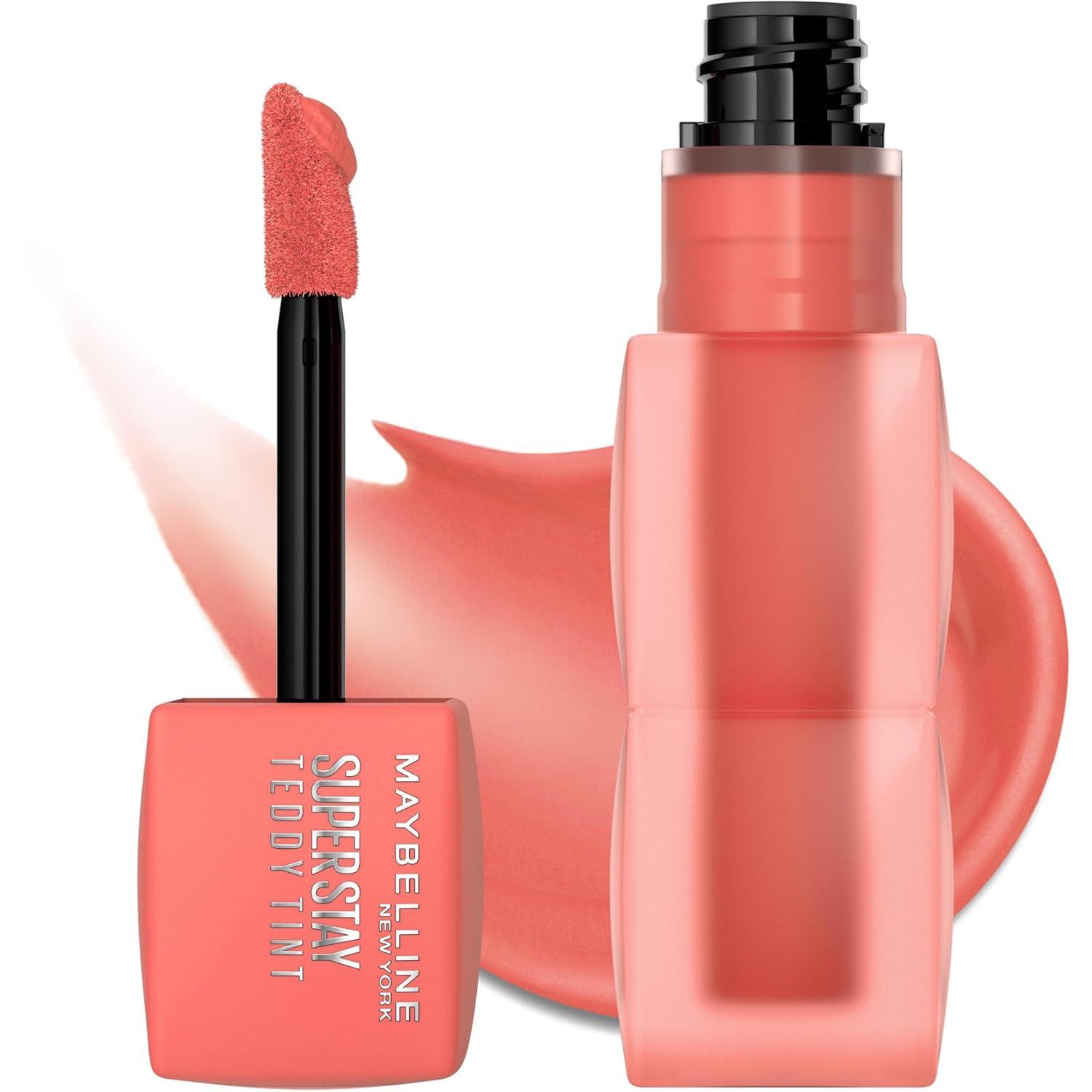 imageMAYBELLINE Super Stay Teddy Lip Tint Long Lasting Matte Lipstick for Up To 12HR Wear Endgame 1 CountBABY TEE