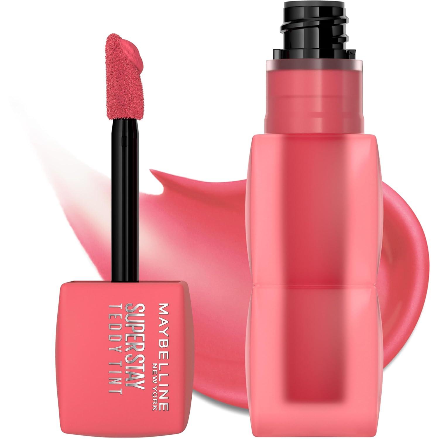 imageMAYBELLINE Super Stay Teddy Lip Tint Long Lasting Matte Lipstick for Up To 12HR Wear Endgame 1 CountPETALCORE