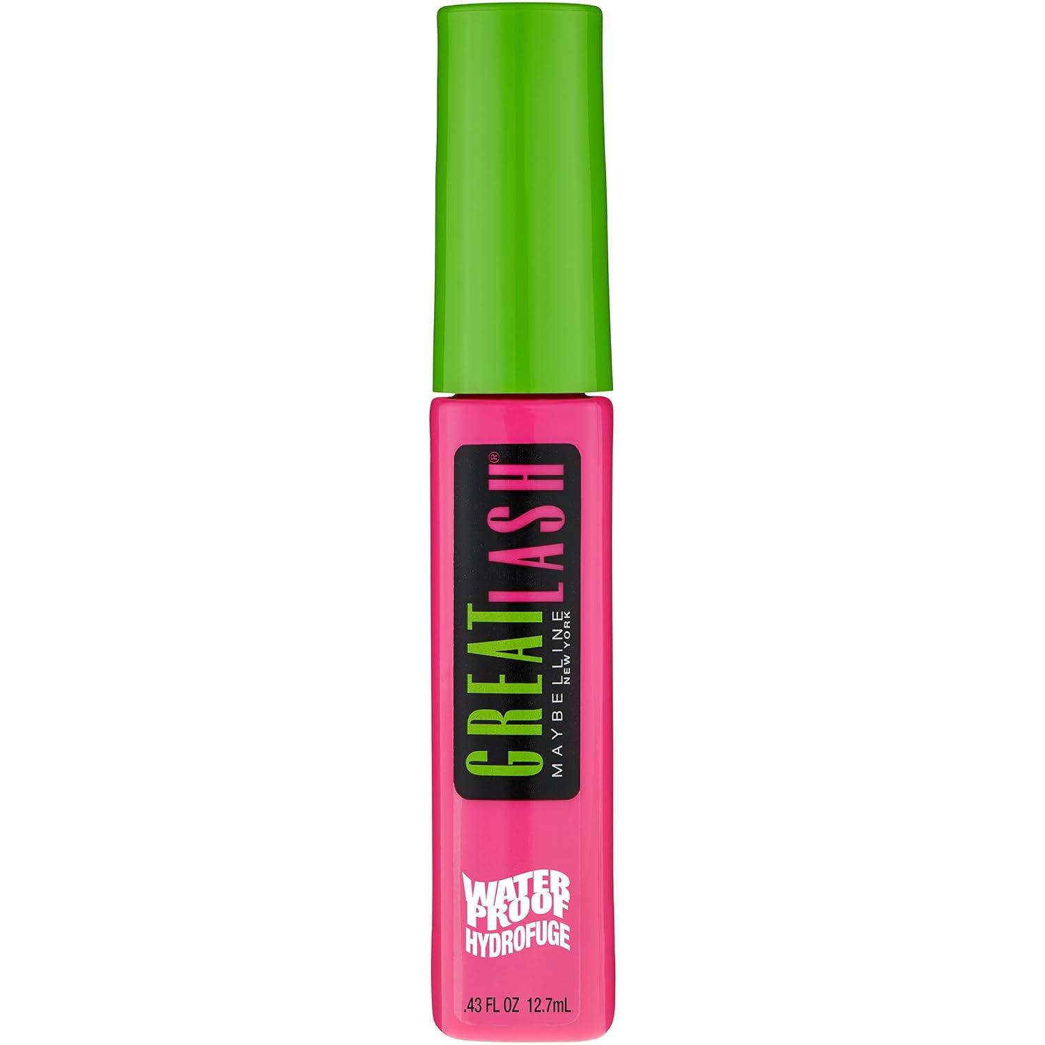 imageMaybelline Great Lash Washable Mascara Makeup Volumizing LashDoubling Formula That Conditions As It Thickens Blackest Black 1 CountWaterproof Brownish Black