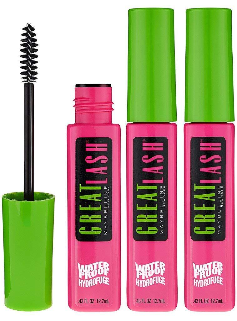 imageMaybelline Great Lash Waterproof Mascara Volumizing Lengthening and LashDoubling Formula for Thicker Lashes Very Black 1 CountVery Black