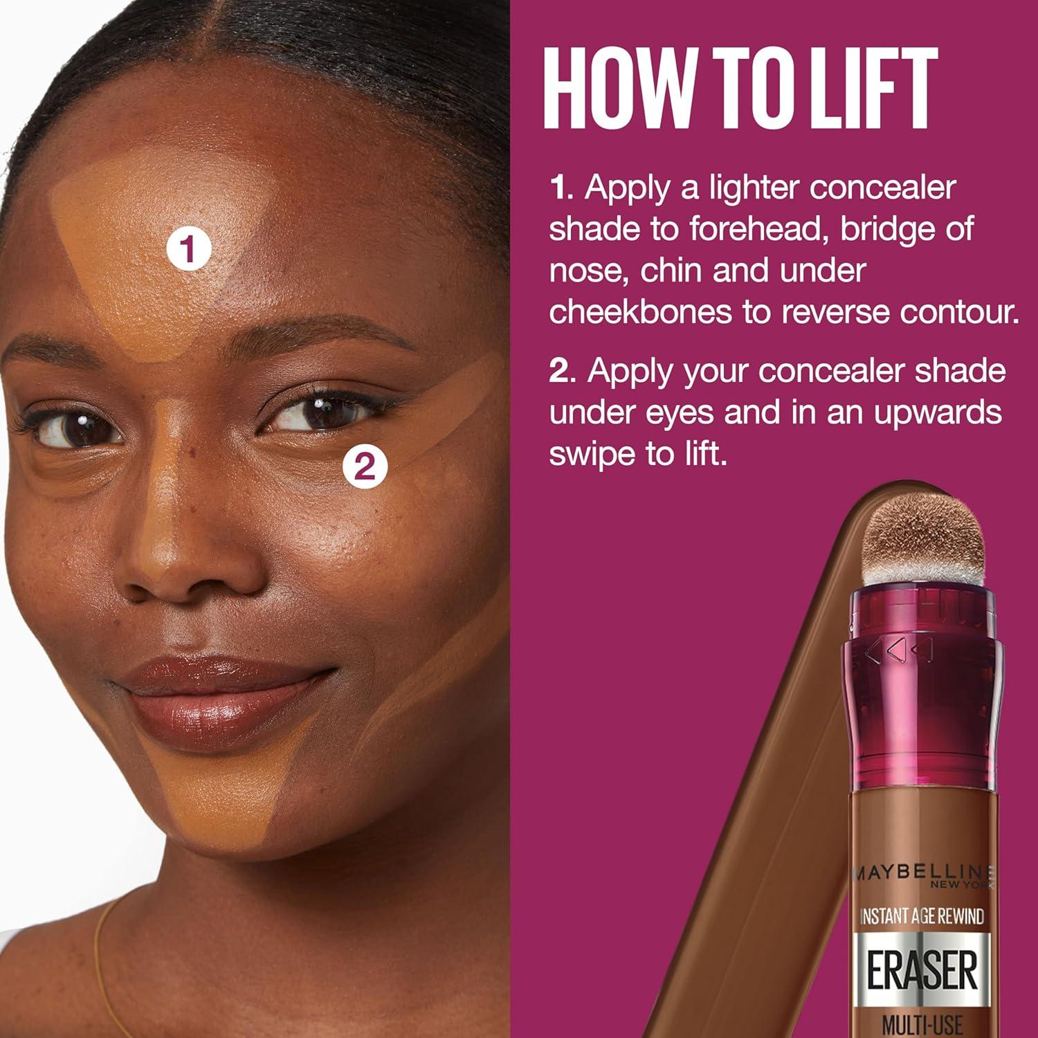 imageMaybelline Instant Age Rewind Eraser Dark Circles Treatment MultiUse Concealer 150 1 Count Packaging May Vary149
