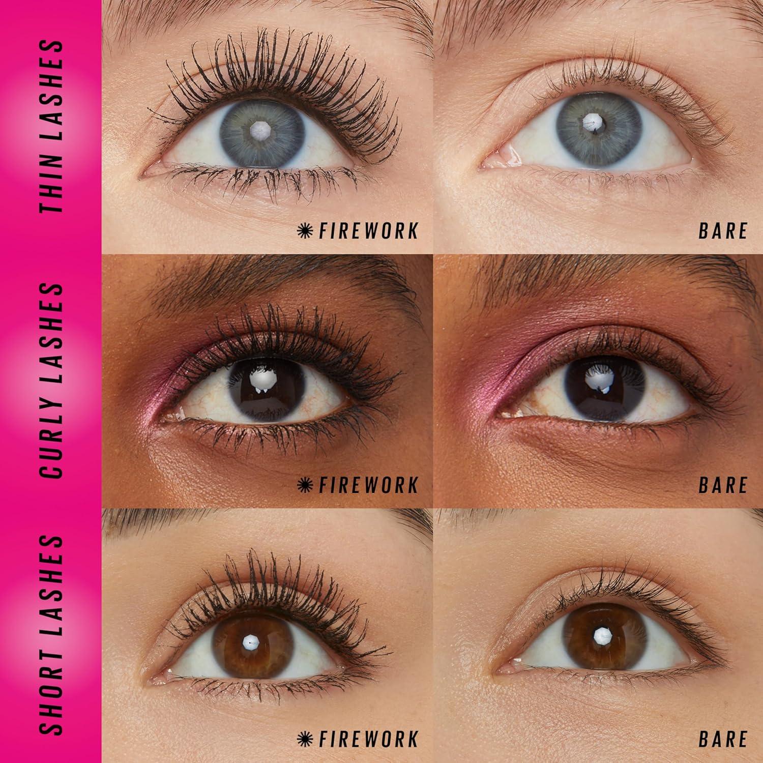 imageMaybelline Lash Sensational Firework Washable Mascara Lengthening amp Volumizing Mascara for up to 24HR wear Brownish Black 1 CountElectro Black