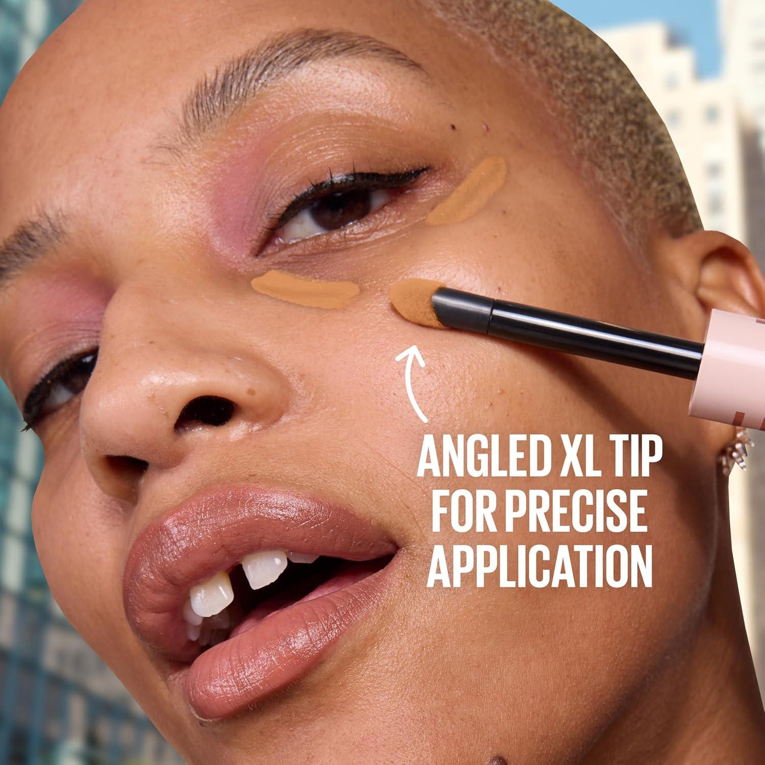 imageMaybelline Lifter Serum Concealer Radiant Concealer with Full Coverage Includes 2 Peptides Caffeine to Hydrates amp Brightens Under Eyes 60 1 Count65 NEUTRAL