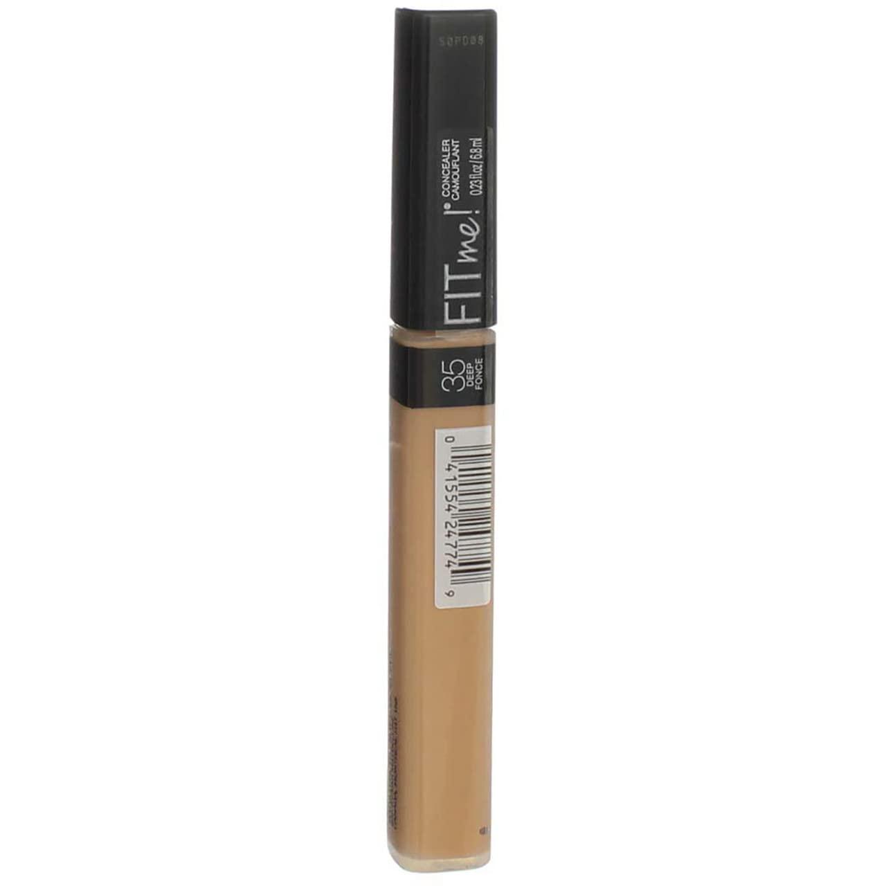 imageMaybelline New York Fit Me Liquid Concealer Makeup Natural Coverage Lightweight Conceals Covers OilFree Light 1 Count Packaging May VaryDeep