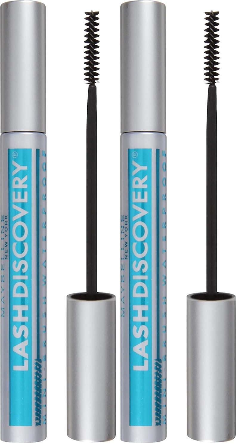 imageMaybelline New York Lash Discovery MiniBrush Waterproof Mascara Very Black 016 fl ozVERY BLACK