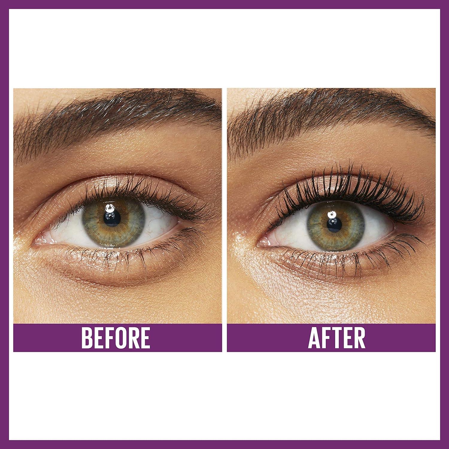 imageMaybelline The Falsies Lash Lift Waterproof Mascara Volumizing Lengthening Lifting Curling Multiplying Eye Makeup Brownish Black 1 CountBROWNISH BLACK