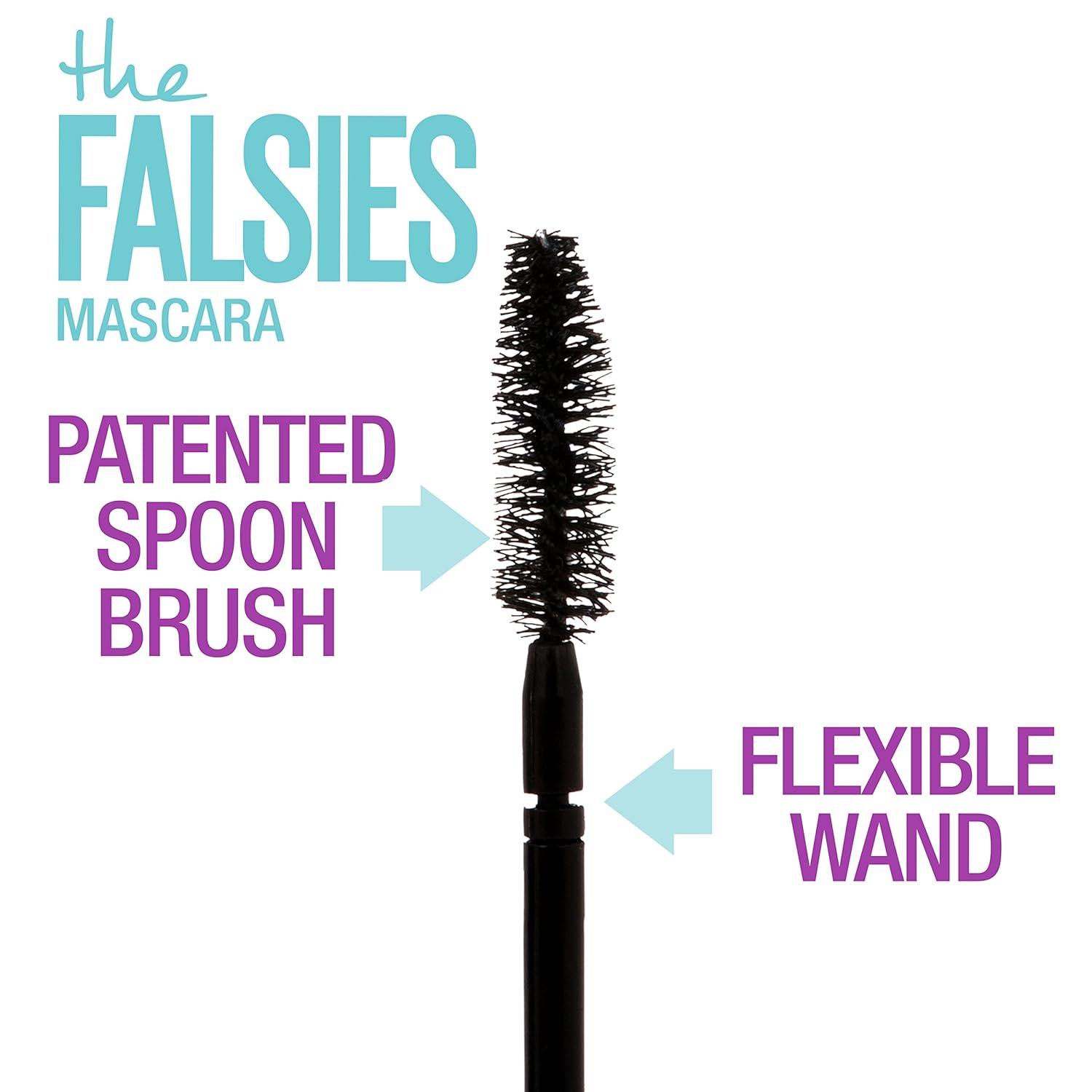 imageMaybelline Volum Express The Falsies Washable Fiber Mascara Volumizing and Separating Make Up Formula Brownish Black 1 CountBROWNISH BLACK