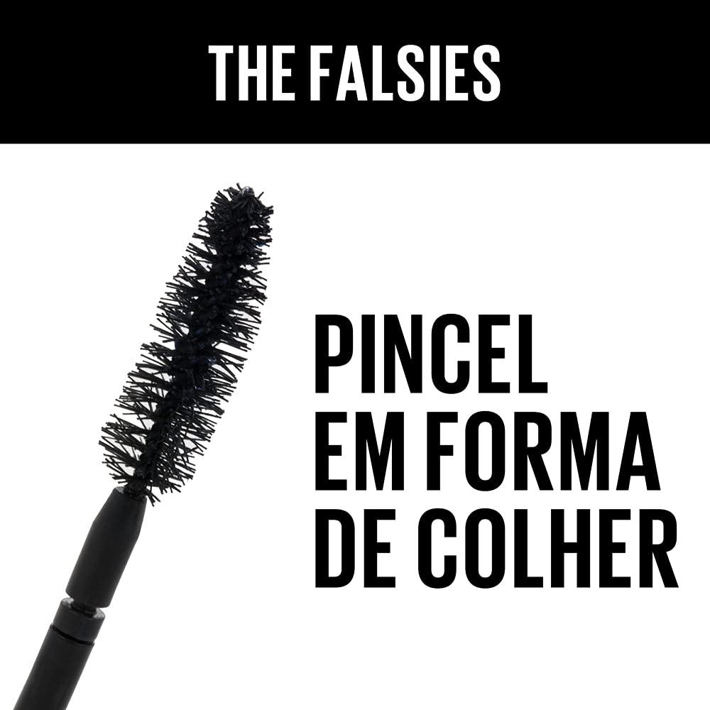 imageMaybelline Volum Express The Falsies Washable Fiber Mascara Volumizing and Separating Make Up Formula Brownish Black 1 CountVERY BLACK