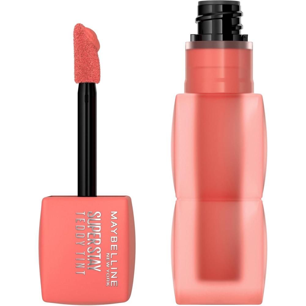 imageMAYBELLINE Super Stay Teddy Lip Tint Long Lasting Matte Lipstick for Up To 12HR Wear Endgame 1 CountBABY TEE