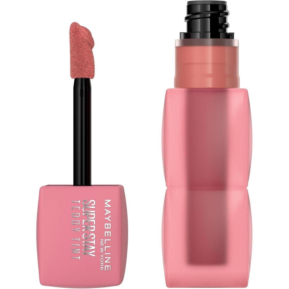 imageMAYBELLINE Super Stay Teddy Lip Tint Long Lasting Matte Lipstick for Up To 12HR Wear Endgame 1 CountRIBBON TIED