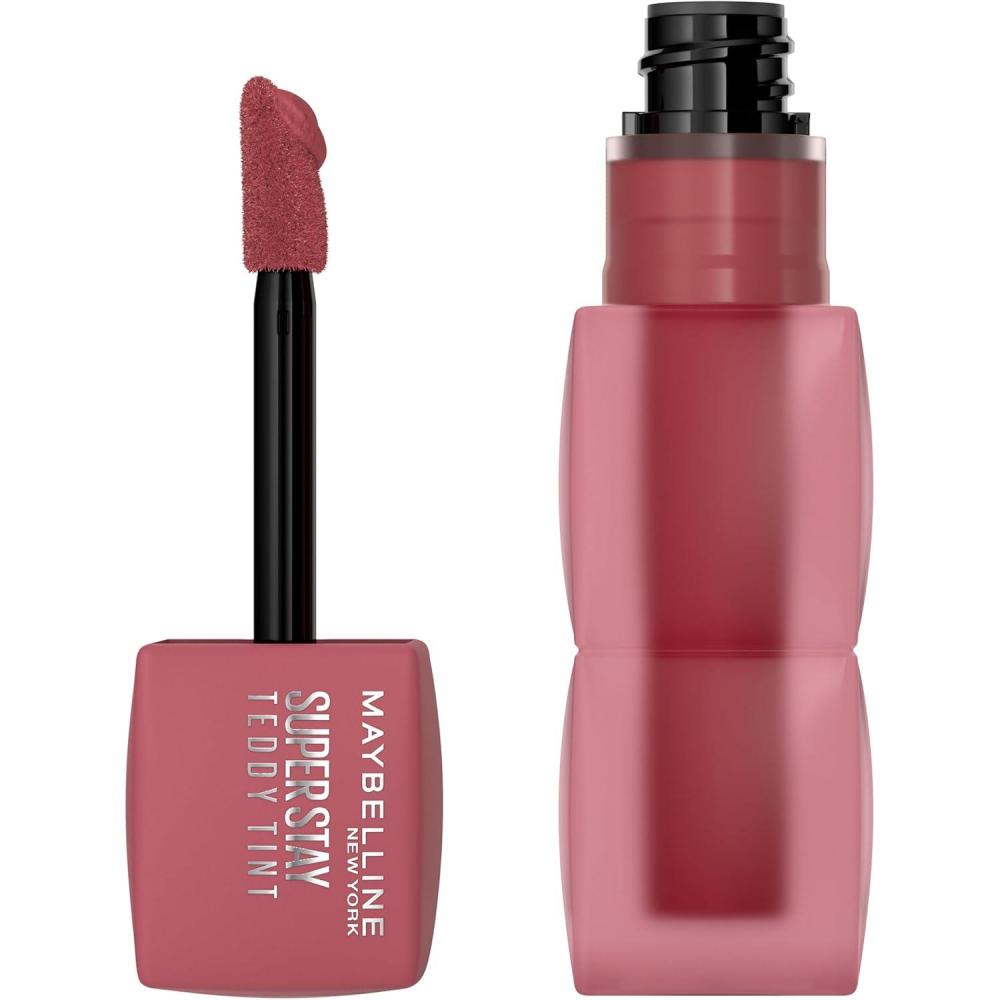 imageMAYBELLINE Super Stay Teddy Lip Tint Long Lasting Matte Lipstick for Up To 12HR Wear Endgame 1 CountVELVET CHOKER