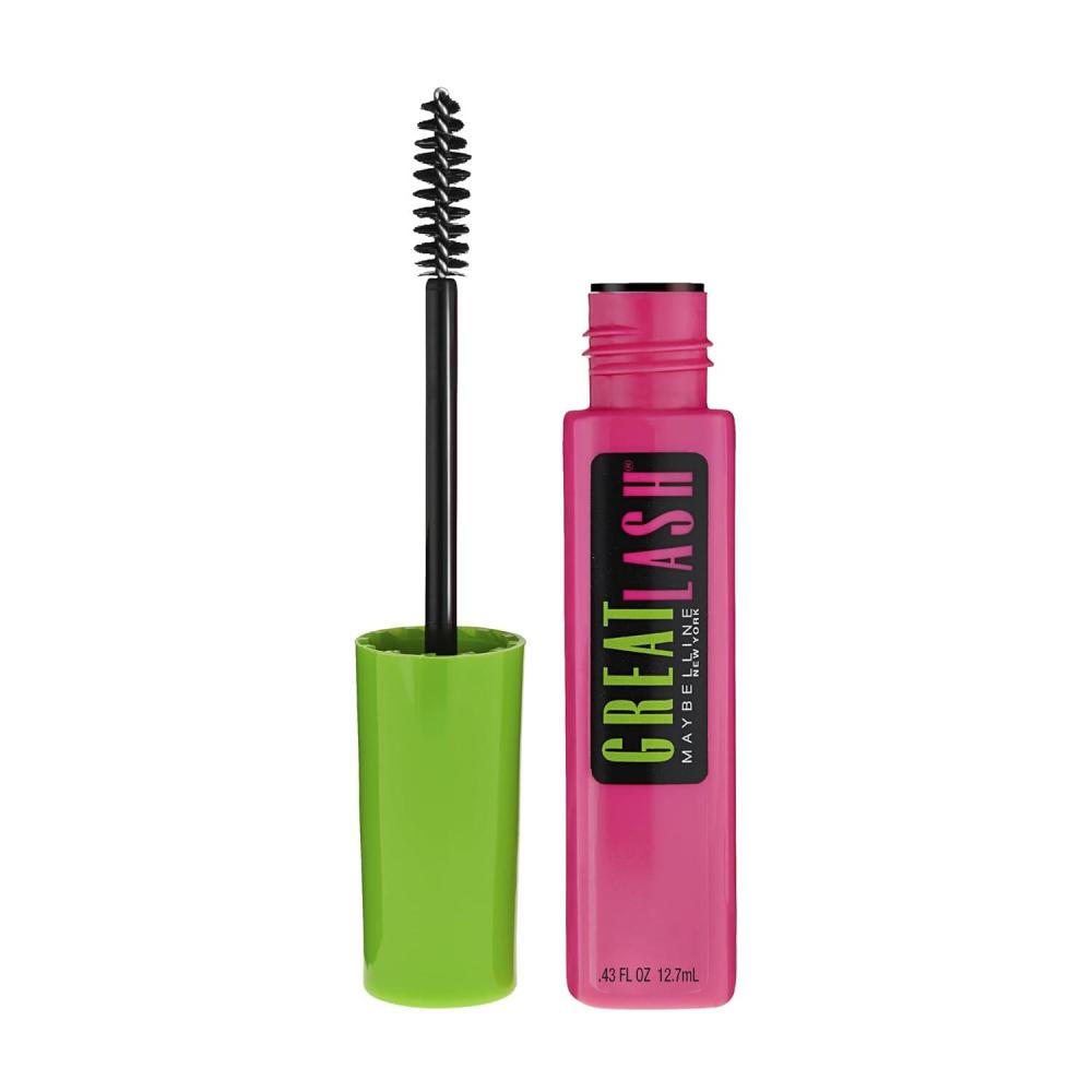imageMaybelline Great Lash Washable Mascara Makeup Volumizing LashDoubling Formula That Conditions As It Thickens Blackest Black 1 CountBrownish Black