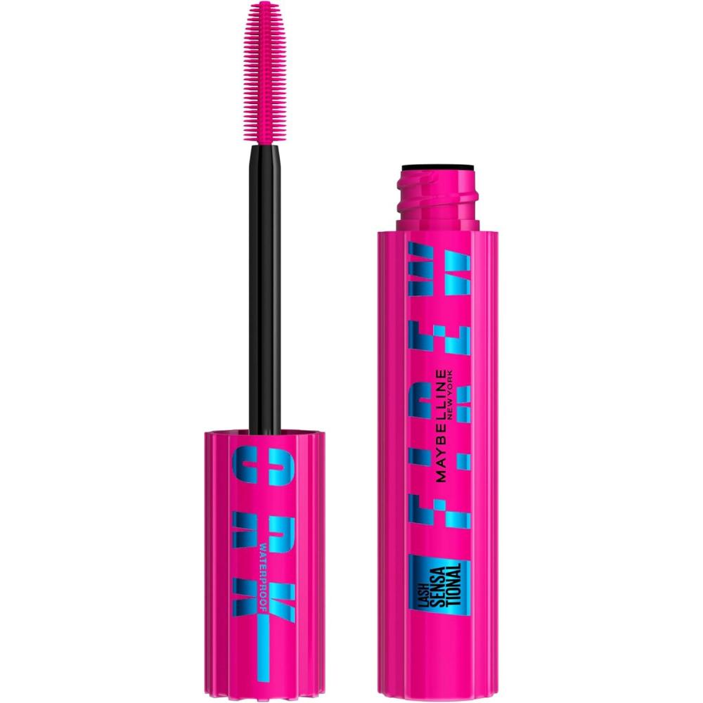 imageMaybelline Lash Sensational Firework Waterproof Mascara Lengthening amp Volumizing Mascara for up to 24HR wear Very Black 1 Count