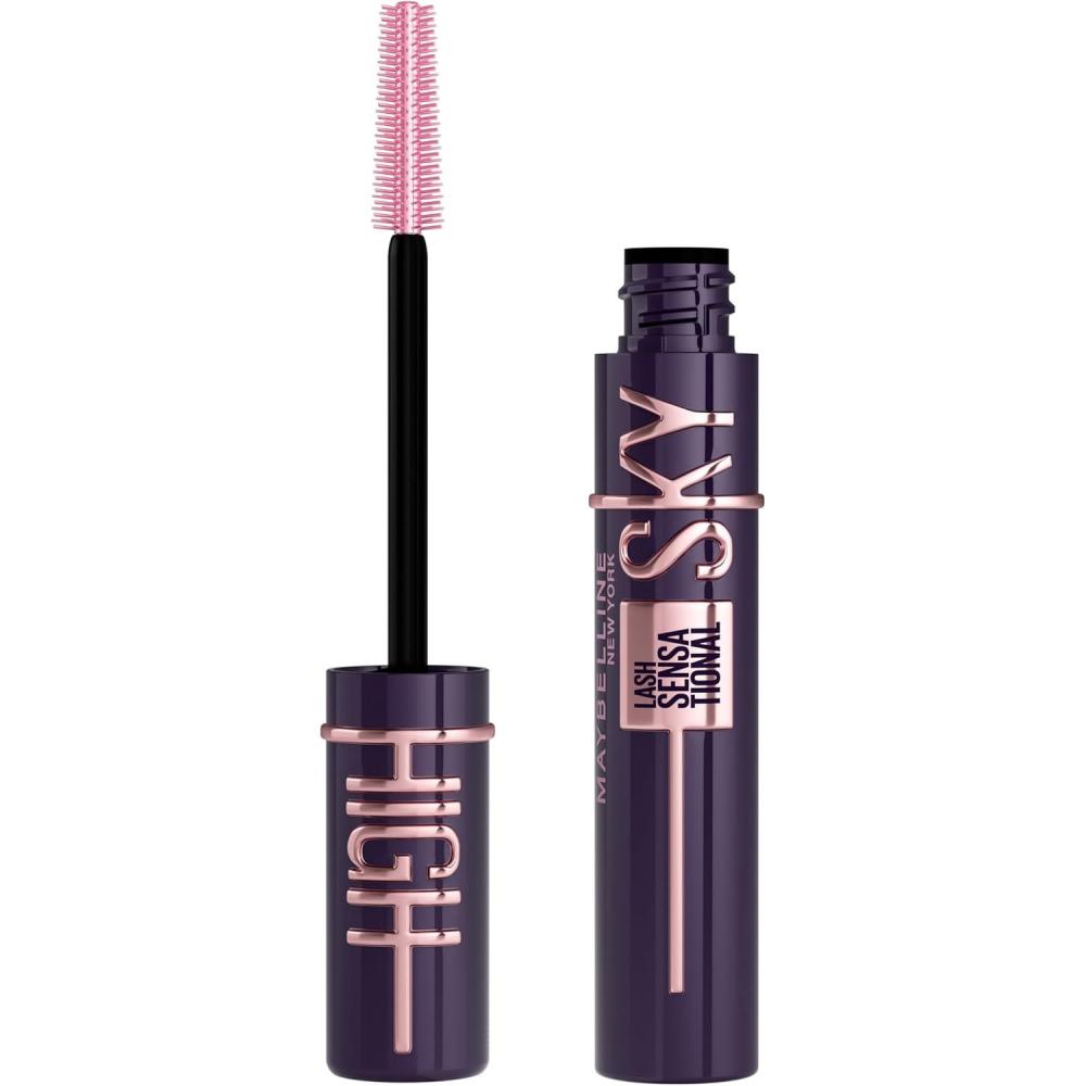 imageMaybelline Lash Sensational Sky High Washable Mascara Volumizing Lengthening Defining Curling Multiplying Buildable Mascara Make Up Formula Blue Mist 1 CountPLUM TWILIGHT