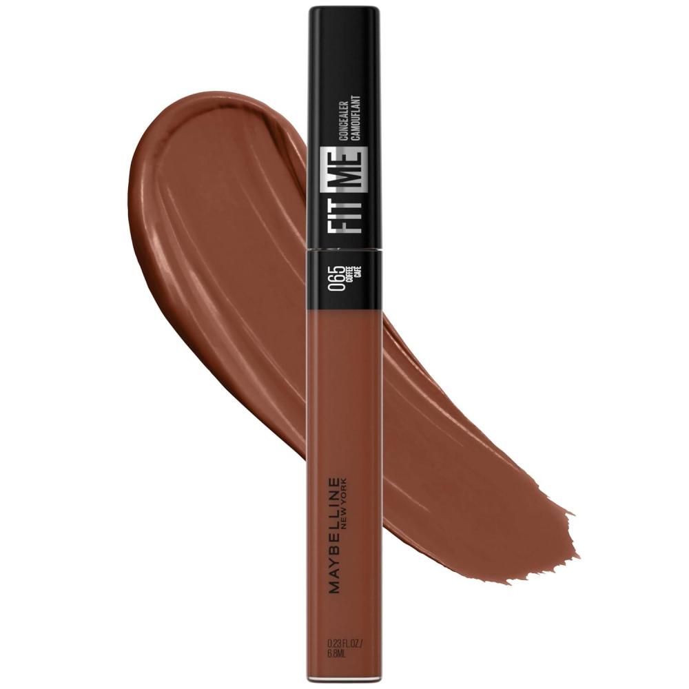 imageMaybelline New York Fit Me Liquid Concealer Makeup Natural Coverage Lightweight Conceals Covers OilFree Light 1 Count Packaging May Vary65 COFFEE