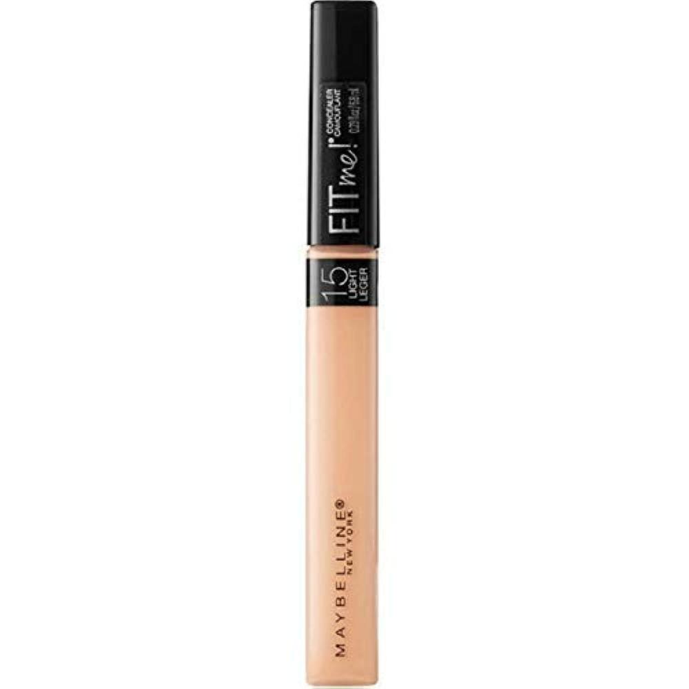 imageMaybelline New York Fit Me Liquid Concealer Makeup Natural Coverage Lightweight Conceals Covers OilFree Light 1 Count Packaging May VaryLight