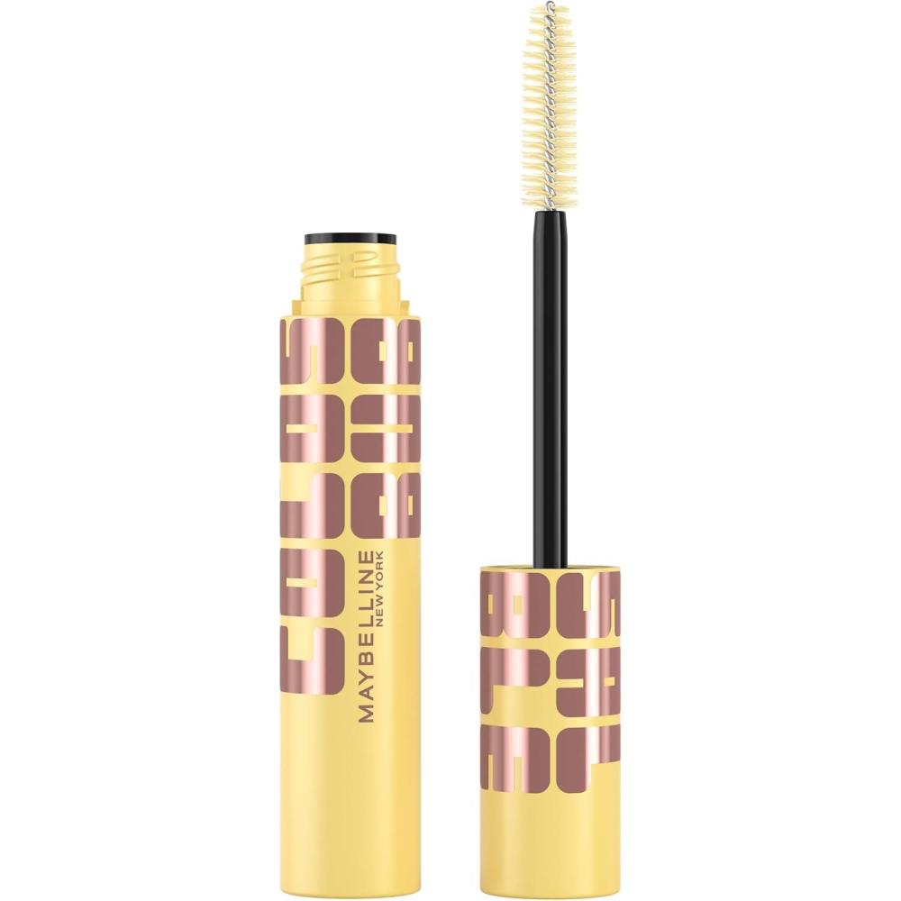 imageMaybelline The Colossal Bubble Washable Mascara Buildable Mascara Volume and Length Formula for Bold Separated Lashes Blackest Black 1 CountBlackest Black