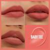 MAYBELLINE Super Stay Teddy Lip Tint, Long Lasting Matte Lipstick for Up To 12HR Wear, Endgame, 1 Count(BABY TEE)