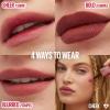 MAYBELLINE Super Stay Teddy Lip Tint, Long Lasting Matte Lipstick for Up To 12HR Wear, Endgame, 1 Count(COFFEE DATE)