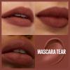 MAYBELLINE Super Stay Teddy Lip Tint, Long Lasting Matte Lipstick for Up To 12HR Wear, Endgame, 1 Count(MASCARA TEAR)