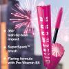 Maybelline Lash Sensational Firework Washable Mascara, Lengthening & Volumizing Mascara for up to 24HR wear, Brownish Black, 1 Count(Very Black)