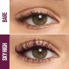 Maybelline Lash Sensational Sky High Washable Mascara, Volumizing, Lengthening, Defining, Curling, Multiplying, Buildable Mascara Make Up Formula, Blue Mist, 1 Count(BURGUNDY HAZE)