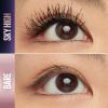 Maybelline Lash Sensational Sky High Washable Mascara, Volumizing, Lengthening, Defining, Curling, Multiplying, Buildable Mascara Make Up Formula, Blue Mist, 1 Count(BLACKEST BLACK)