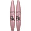 Maybelline Lash Sensational Washable Mascara, Lengthening and Volumizing for a Full Fan Effect, Blackest Black, 1 Count(Blackest Black)