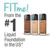 Maybelline New York Fit Me Liquid Concealer Makeup, Natural Coverage, Lightweight, Conceals, Covers Oil-Free, Light, 1 Count (Packaging May Vary)(Deep)