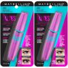 Maybelline Volum’ Express The Falsies Washable Fiber Mascara, Volumizing and Separating Make Up Formula, Brownish Black, 1 Count(WASHABLE BLACKEST BLACK (2 COUNT))