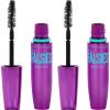 Maybelline Volum’ Express The Falsies Washable Fiber Mascara, Volumizing and Separating Make Up Formula, Brownish Black, 1 Count(WASHABLE BLACKEST BLACK (2 COUNT))