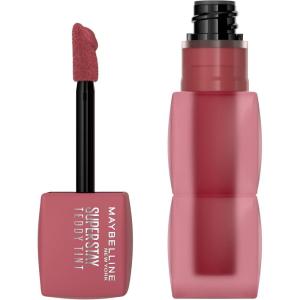 MAYBELLINE Super Stay Teddy Lip Tint, Long Lasting Matte Lipstick for Up To 12HR Wear, Endgame, 1 Count(VELVET CHOKER)