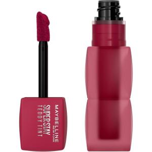 MAYBELLINE Super Stay Teddy Lip Tint, Long Lasting Matte Lipstick for Up To 12HR Wear, Endgame, 1 Count(WILD AT HEART)