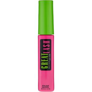 Maybelline Great Lash Washable Mascara Makeup, Volumizing Lash-Doubling Formula That Conditions As It Thickens, Blackest Black, 1 Count(Royal Blue)