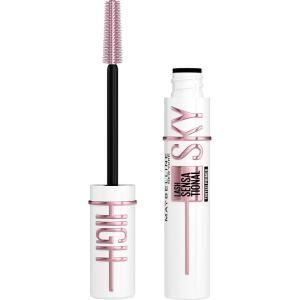 Maybelline Lash Sensational Sky High Washable Mascara, Volumizing, Lengthening, Defining, Curling, Multiplying, Buildable Mascara Make Up Formula, Blue Mist, 1 Count(TINTED PRIMER SOFT BLACK)