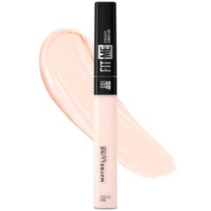 Maybelline New York Fit Me Liquid Concealer Makeup, Natural Coverage, Lightweight, Conceals, Covers Oil-Free, Light, 1 Count (Packaging May Vary)(01 COOL IVORY)