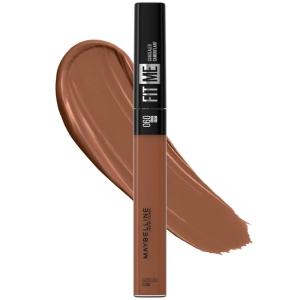 Maybelline New York Fit Me Liquid Concealer Makeup, Natural Coverage, Lightweight, Conceals, Covers Oil-Free, Light, 1 Count (Packaging May Vary)(60 COCOA)