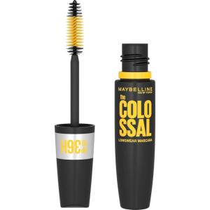 Maybelline Volum’ Express Colossal Washable Mascara Makeup, Classic Black Mascara, 1 Count(WATERPROOF VERY BLACK)