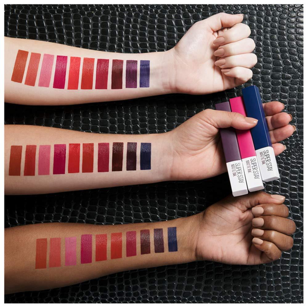 imageMAYBELLINE Super Stay Matte Ink Liquid Lipstick Makeup Long Lasting High Impact Color Up to 16H Wear Insider Midtone Yellow Brown105 EXPLORER