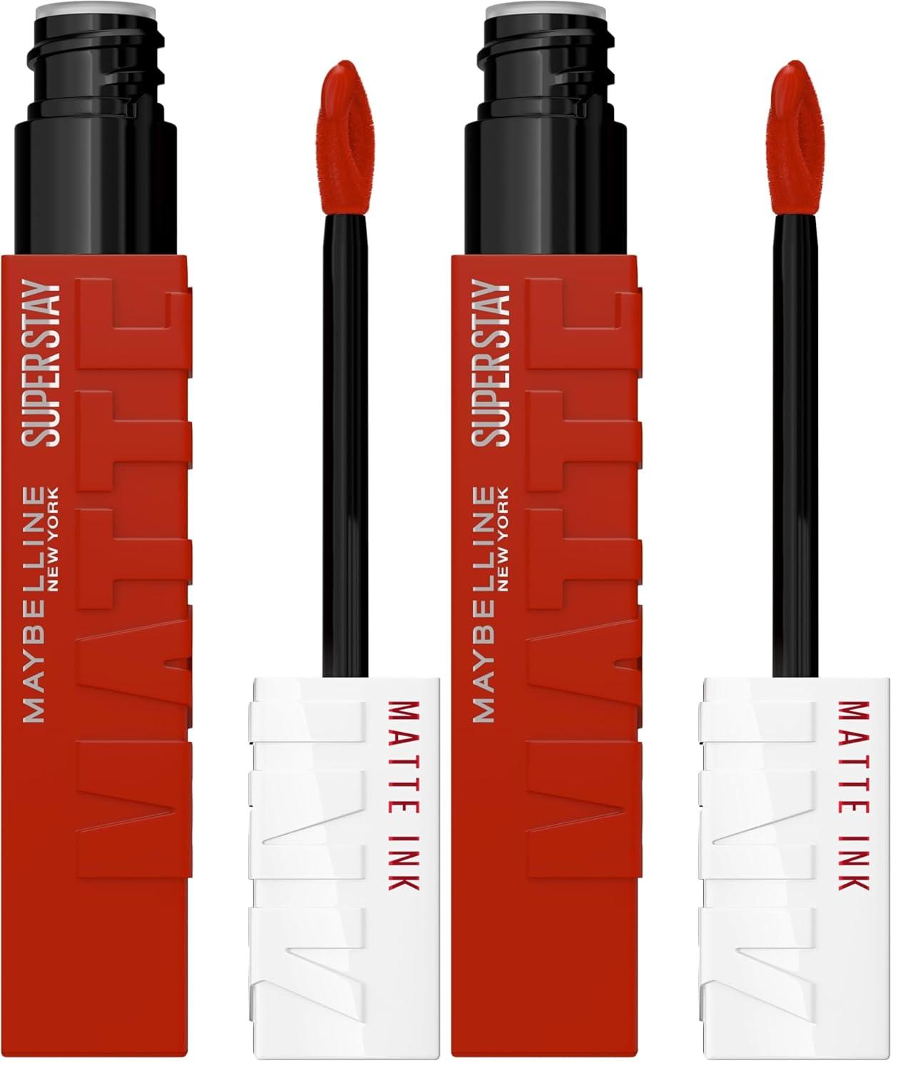 imageMAYBELLINE Super Stay Matte Ink Liquid Lipstick Makeup Long Lasting High Impact Color Up to 16H Wear Insider Midtone Yellow Brown117 GROUNDBREAKER