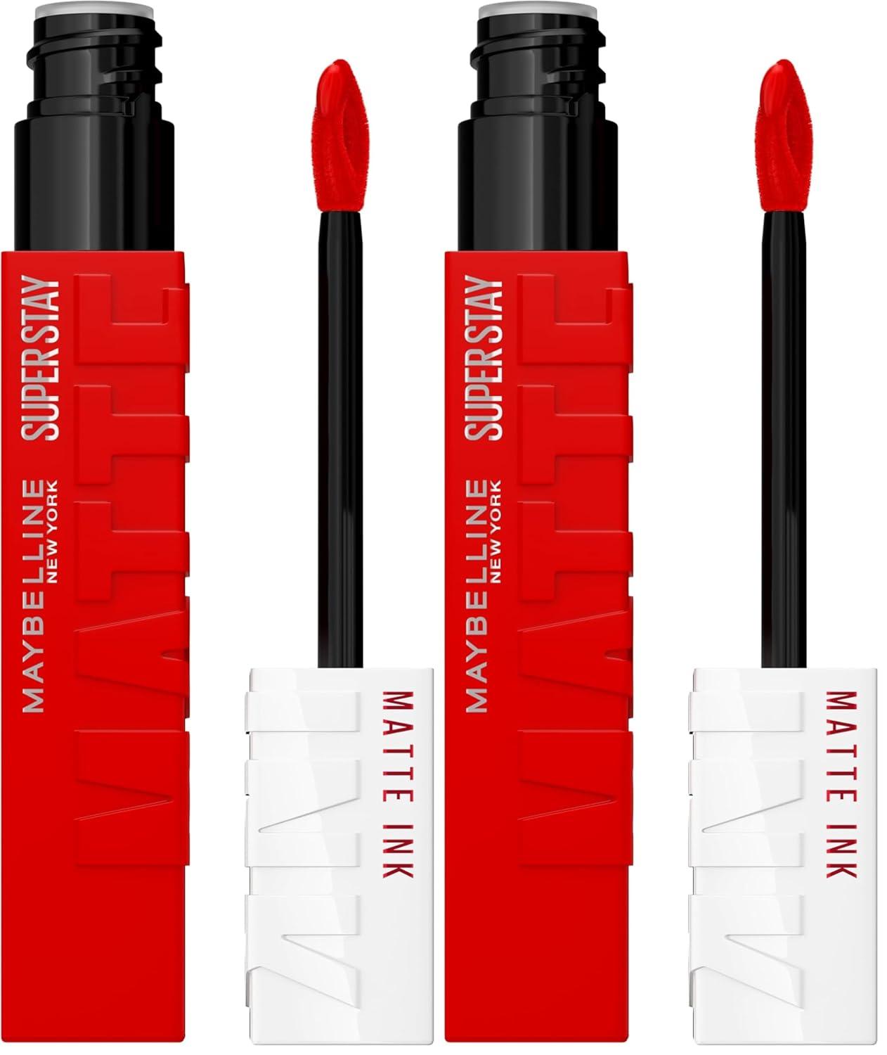 imageMAYBELLINE Super Stay Matte Ink Liquid Lipstick Makeup Long Lasting High Impact Color Up to 16H Wear Insider Midtone Yellow Brown118 DANCER