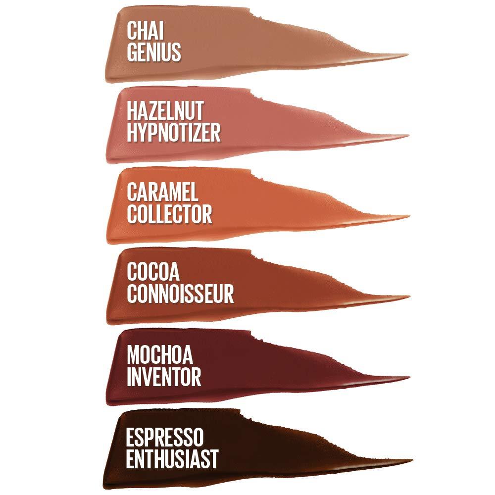 imageMAYBELLINE Super Stay Matte Ink Liquid Lipstick Makeup Long Lasting High Impact Color Up to 16H Wear Insider Midtone Yellow Brown260 HAZELNUT HYPNOTIZER